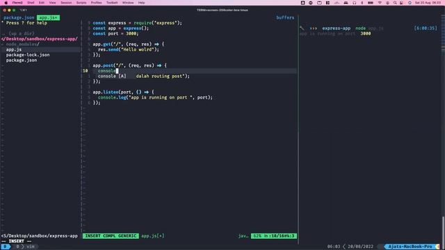 Express.js - 04 - Basic Routing POST (Bahasa Indonesia) смотреть онлайн
