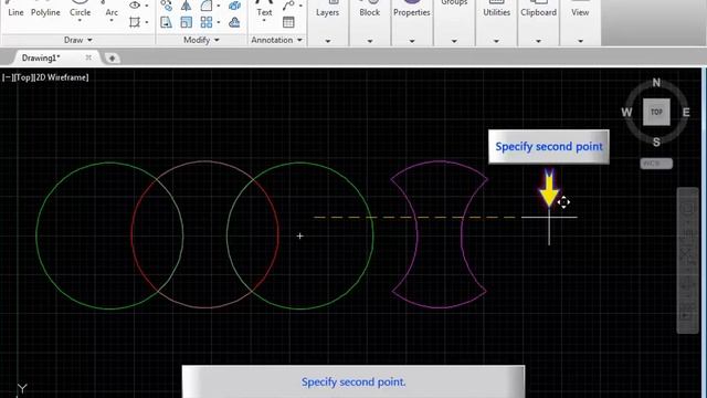 How to create boundary using AutoCAD Boundary command смотреть онлайн
