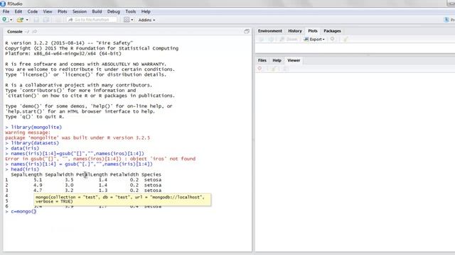 Connect to MongoDB Database in R смотреть онлайн