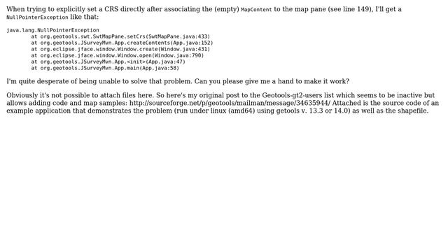 GIS: CRS problems with SwtMapPane смотреть онлайн