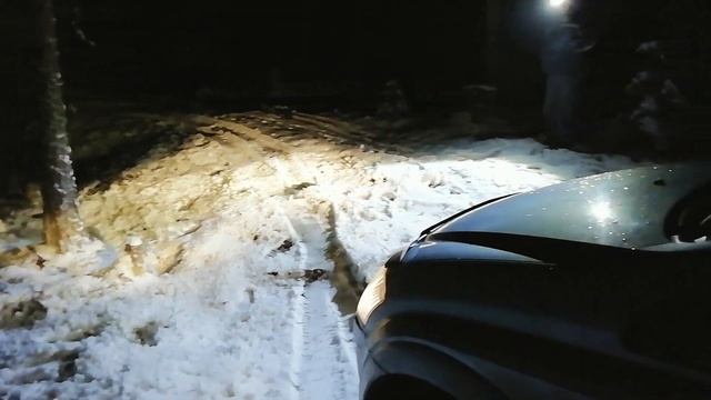 Offroad лайт в темноте, но без лебёдки не обошлось... SsangYong Kyron & Mitsubishi Pajero Sport 2