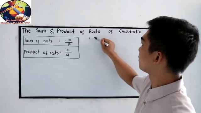 Sum and Product of Roots of Quadratic Equation I Señor Pablo TV смотреть онлайн