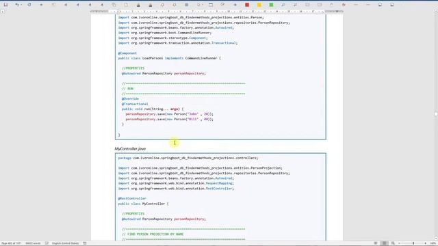 Spring Boot - Database: 8.4.5 Finder Methods - Projection - Interface - Closed смотреть онлайн
