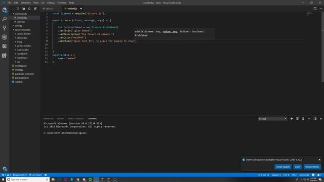 Discord Development #2 - Embeds смотреть онлайн