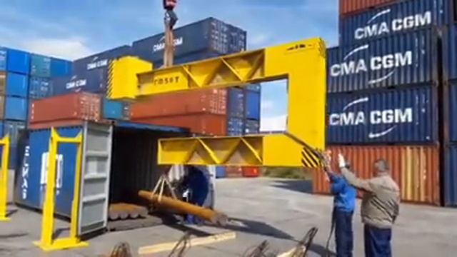 Скоба для загрузки 20-ти футовых контейнеров смотреть онлайн