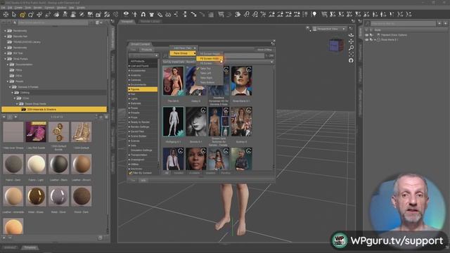 DAZ Studio 4.16.1 Beta - New Library Navigation and Docking Features смотреть онлайн