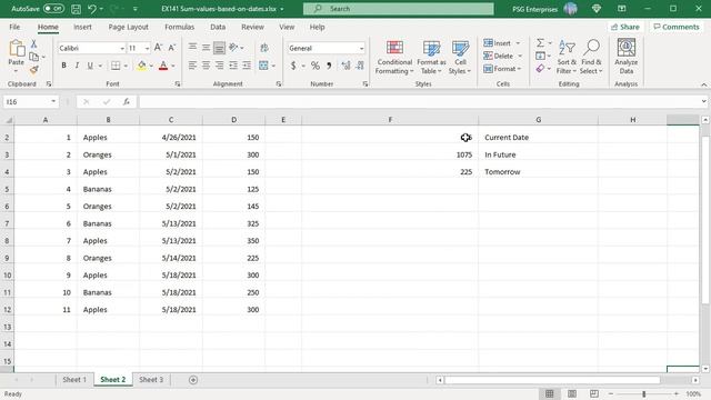 How to Sum values based on Dates in Excel - Office 365 смотреть онлайн