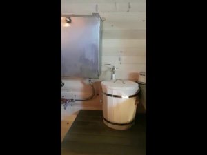 Обзор Квадро бани Супер-Люкс с полом из лиственницы