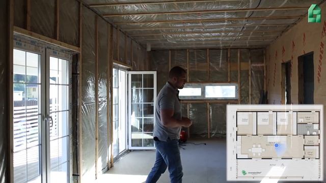 ОДНОЭТАЖНЫЙ КАРКАСНЫЙ ДОМ-ДАЧА 100м2 с ОГРОМНОЙ ТЕРРАСОЙ 40М2 смотреть онлайн