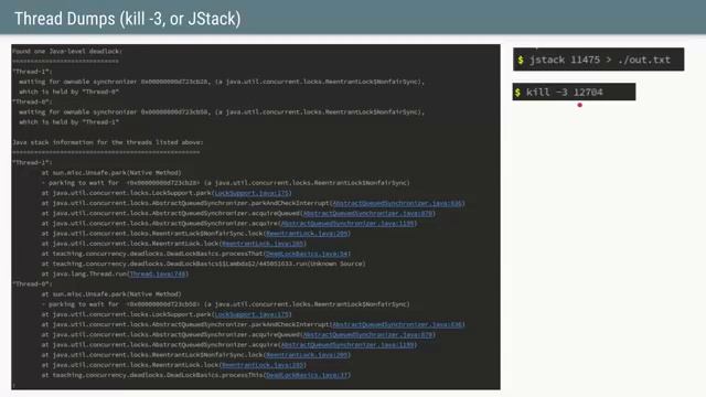 How detect and resolve DeadLocks in Java смотреть онлайн