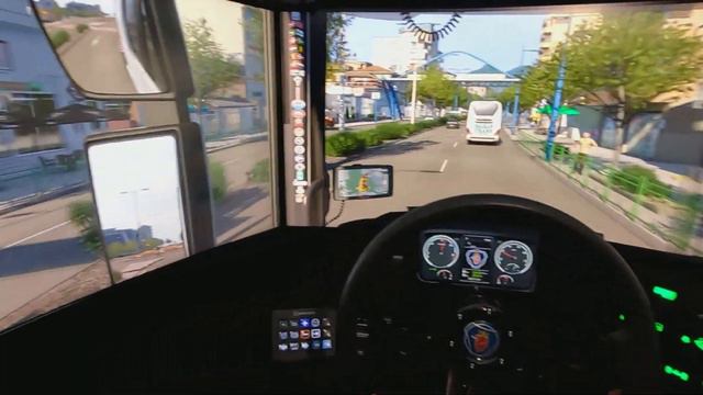 NÃO TEM COMO MANOBRAR NESSE LUGAR - EURO TRUCK SIMULATOR 2 BETA 1.49 | COCKPIT TRÊS MONITORES смотреть онлайн