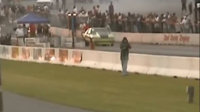 Chris Evans breaks but wins Outlaw Street Car Nationals Cecil County Dragway смотреть онлайн