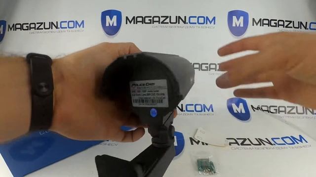 Распаковка MHD видеокамеры PoliceCam PC-880AHD1MP смотреть онлайн