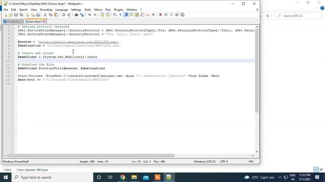 PowerShell For DevOps - Install AWS CLI on Windows | Silent Installation смотреть онлайн