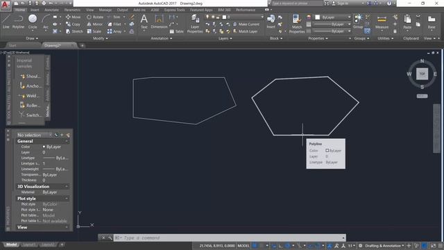 Autocad Polyline Komutu, join ve explode kullanımı Ders 2.7 смотреть онлайн