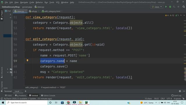 #12 Online Grocery Shop Project | Python Django | Manage Product Category | By Bhuwan Bhaskar смотреть онлайн