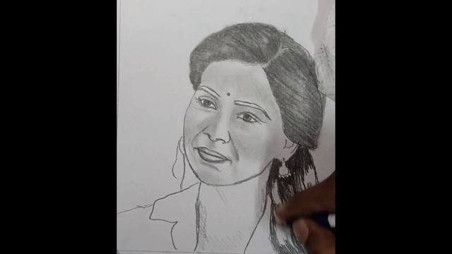 Samantha photo drawing ☺️ portrait drawing ☺️ pencil drawing ✍️#art #drawing #pencildrawing смотреть онлайн