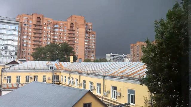 А из нашего окна крутая погода сегодня была видна!