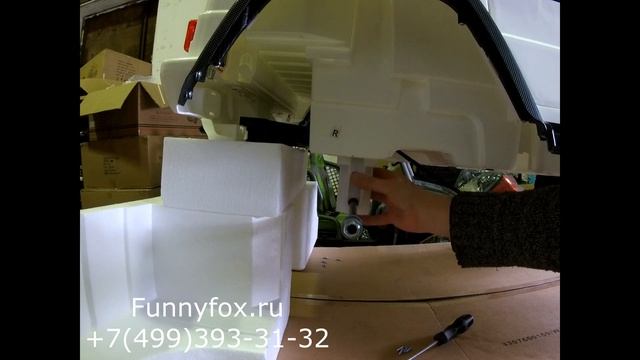 Детский электромобиль Mercedes-Benz Maybach G650 AMG 4WD (двухместный) сборка смотреть онлайн