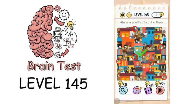 Brain Test Game Answers Level 141 142 143 144 145 146 147 148 149 150 смотреть онлайн