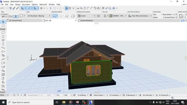Archicad Tutorial | How to design a house project | using Archicad | in 1 hour смотреть онлайн