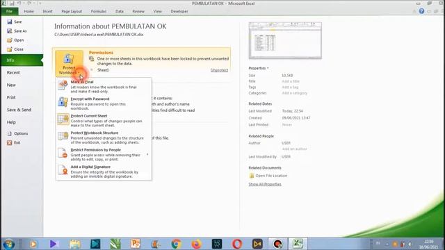 Cara Mengatasi File Excel Yang Tidak Bisa di Edit || Protected View || смотреть онлайн