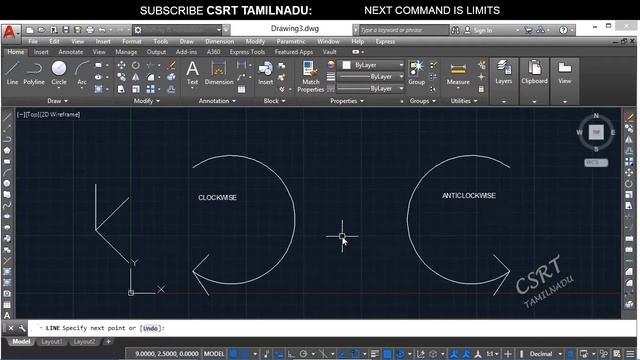 188 (FORMAT TOOL) (UN) DRAWING UNITS DIALOG BOX IN AUTOCAD, DIRECTION, CLOCKWISE, ETC.., смотреть онлайн