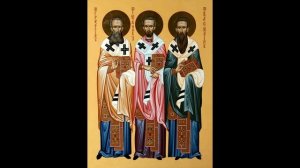 Канон святителям Василию Великому, Григорию Богослову и Иоанну Златоустому (первый).