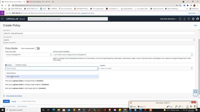 6 Create policies in oracle cloud infrastructure - OCI смотреть онлайн