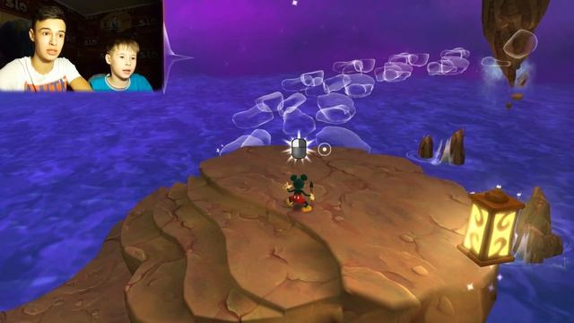 Epic Mickey 1 Две Легенды. #1 ИЩЕМ КИСТОЧКУ. ПОМОГАЕМ ДРУЗЬЯМ. Рисуем картины. Летсплей смотреть онлайн