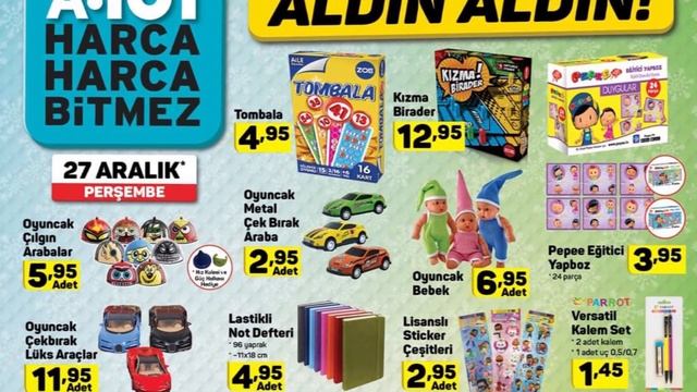 KALİTELİ KATALOG | A101 27 ARALIK 2018 PERŞEMBE | A101 AKTÜEL ÜRÜNLER | A101 AKTÜEL 27 ARALIK 2018