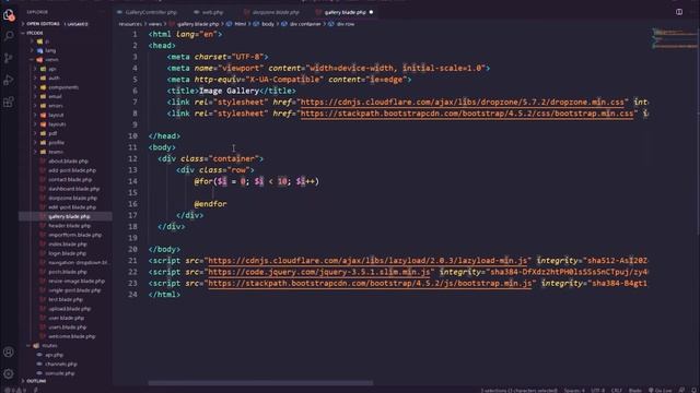 37-Laravel 8 Tutorial - Lazy Loading Images لارافيل 8 смотреть онлайн