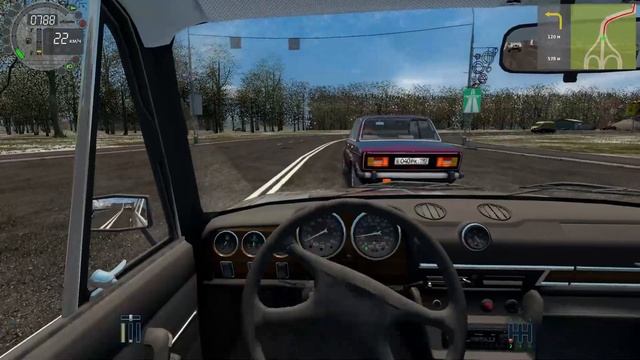 Классика жанра ВАЗ  Жигули в  City Car Driving  Топ Игра #CityCarDriving