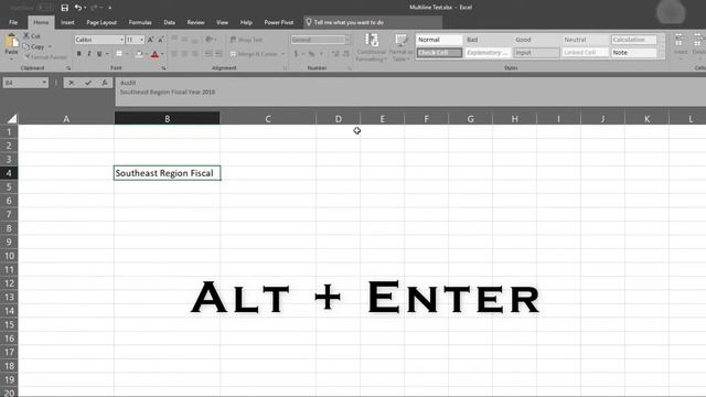 Add MULTIPLE LINES of Text in SINGLE CELL | Excel Tips смотреть онлайн