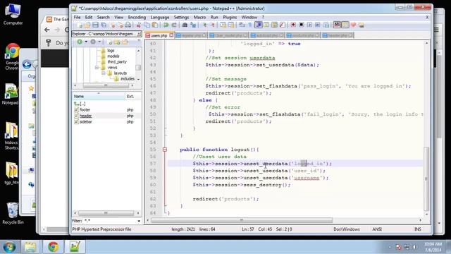 6 45 PHP and MySQL User Login and Logout смотреть онлайн