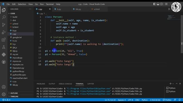 Python 40 Instance Methods смотреть онлайн