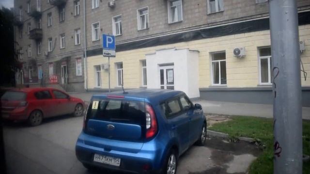 Троллейбус ЗиУ-682Г-2291. Покатушки по Новосибирску. смотреть онлайн