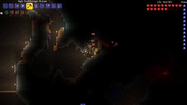 НОВЫЙ ПОДЗЕМНЫЙ БОСС - ОГРОМНАЯ ЛЕТУЧАЯ МЫШЬ БАТТРОН! | Террария с новыми модами #8 смотреть онлайн