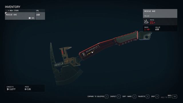 Starfield Rescue Axe Weapon Console Command Code смотреть онлайн