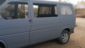 ФОЛЬКСВАГЕН Т4 КАРАВЕЛЛА.VOLKSWAGEN CARAVELLA T4 BUS часть 3 - ПОКРАСКА.ИТОГ.