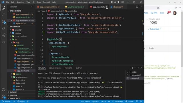 Angular Project Tutorial - Build an Angular Weather App From Scratch - Open Weather API Tutorial смотреть онлайн