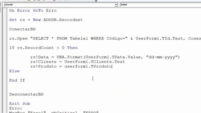 Editar Dados de Tabela do Access com Formulário Excel VBA - Aula 03 смотреть онлайн