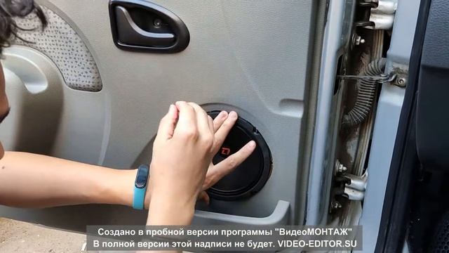 Замена штатных динамиков в Renault Logan на DL Audio Raven 165