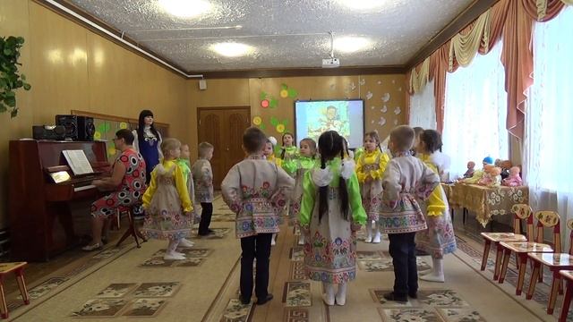 Хоровод "Было у матушки семь дочерей", подготовительная к школе группа №3 смотреть онлайн