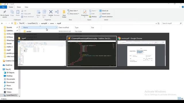 Generate pdf invoice in php using mpdf-4, смотреть онлайн
