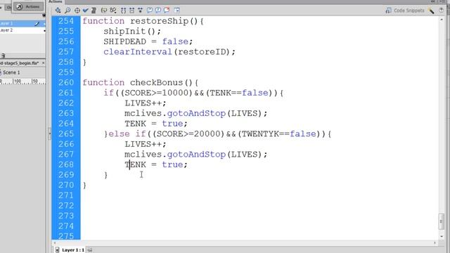 Flash Asteroids Game 16 - Bonus Lives and Start Screen смотреть онлайн