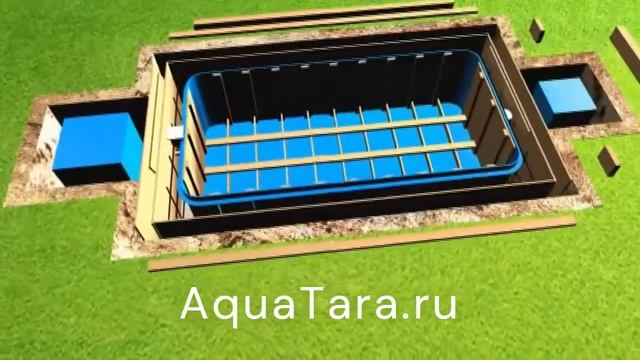 Инструкция по установке пластикового бассейна. Монтаж. смотреть онлайн