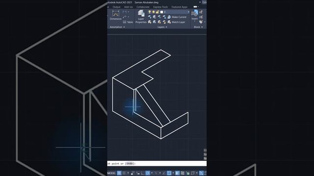 AutoCAD Isometric Drawing Exercise 16s смотреть онлайн