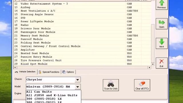ABRITES CHRYSLER Functional