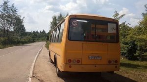 Школьный. Автобус. Паз  32053-70 возле.  Иосифо-Волоцкова. Монастыря. Московская. Область.